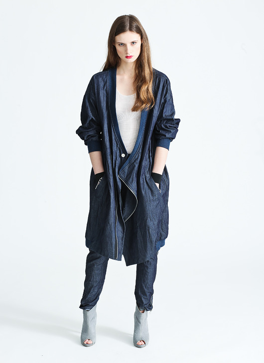 Płaszcz DENIM.SPRING COAT Aga Guz