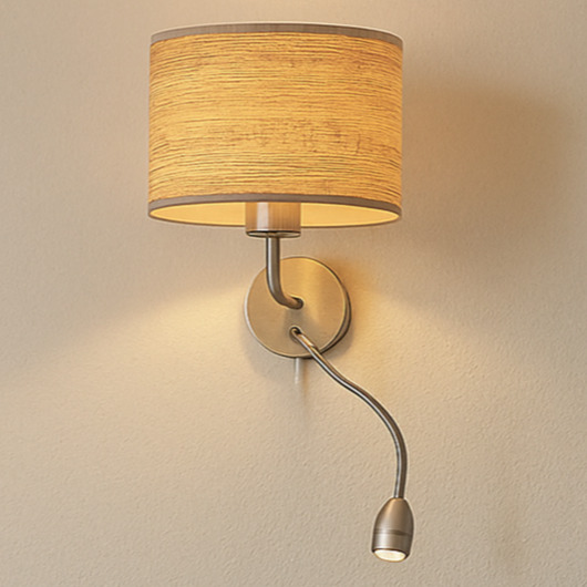 kinkiety Nowoczesny kinkiet 2-punktowy z regulacją do czytania CAPRI ECO