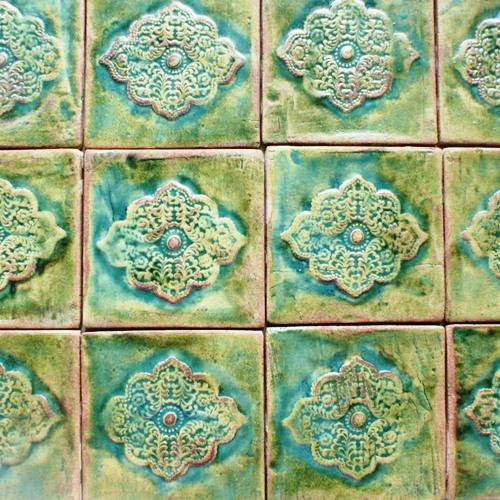 dekory zielony orient artkafle
