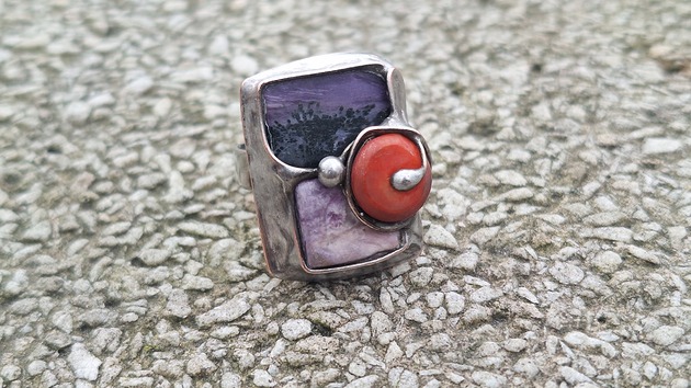 pierścionki - różne Czaroity - pierścionek regulowany