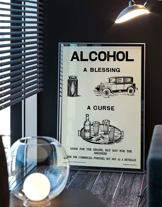 plakaty Plakat retro z tekstem