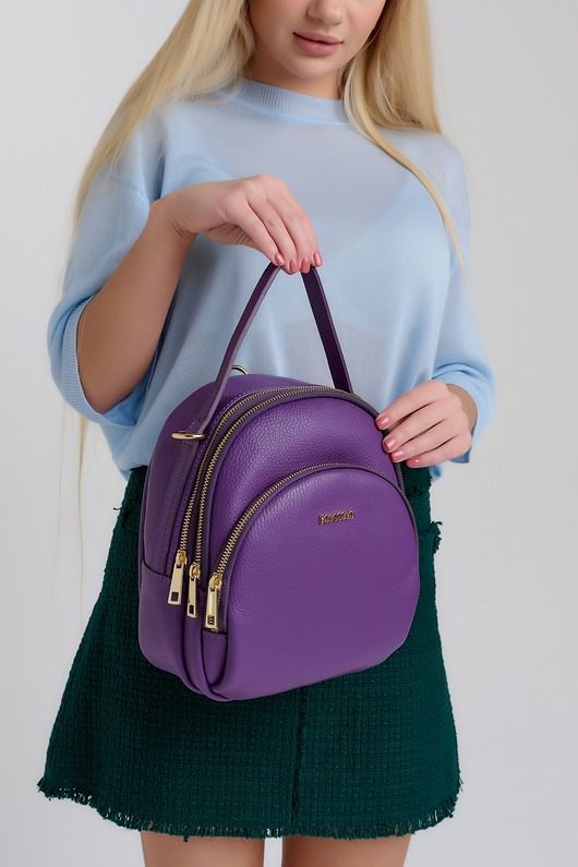 plecaki Damski plecak/torebka skóra naturalna  (6655)