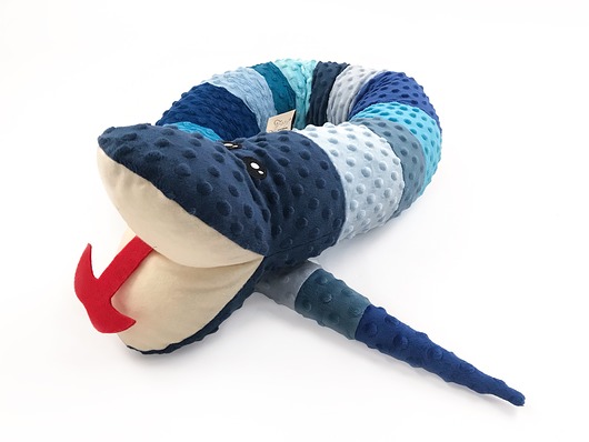 Poduszka MinkySnakeLove Nessy Patchwork