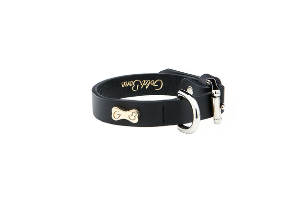 smycze i obroże dla psów i kotów Obroża Classy Black (szerokość 1,5 cm)