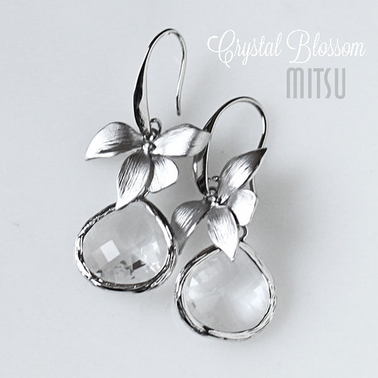 Kolczyki Crystal Blosssom Mitsu