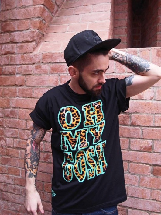 OMG t-shirt czarny DIRTYSWAG
