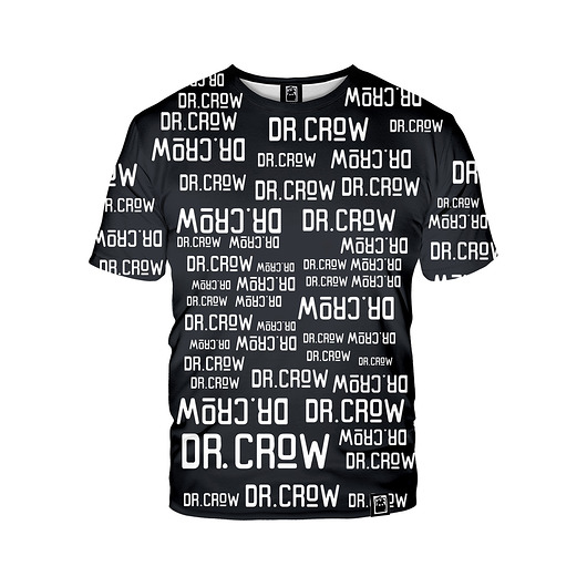 t-shirt damskie Damski T-shirt DR.CROW napisy