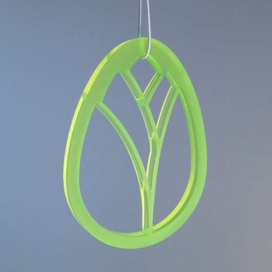 TULIP green/satin/fluorescent/S YUKIKO