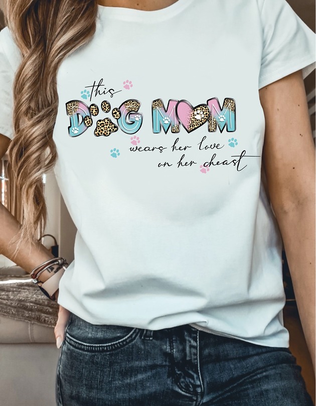 t-shirt damskie T-shirt Dog Mom