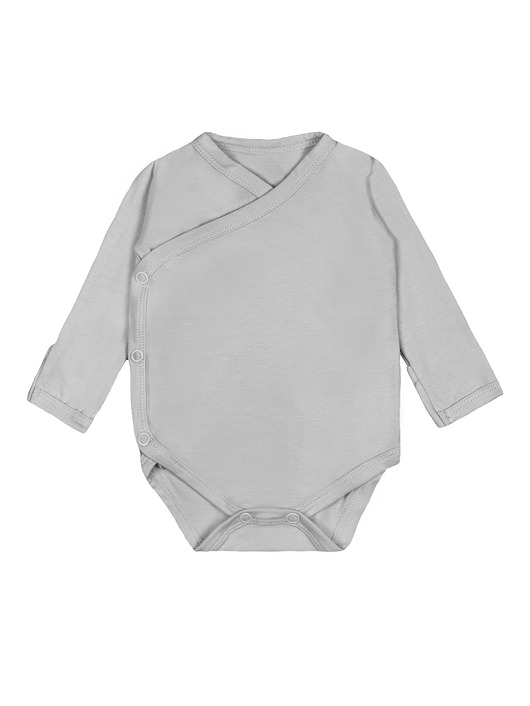 Body kimono bambusowe szare DR NanafOrganic