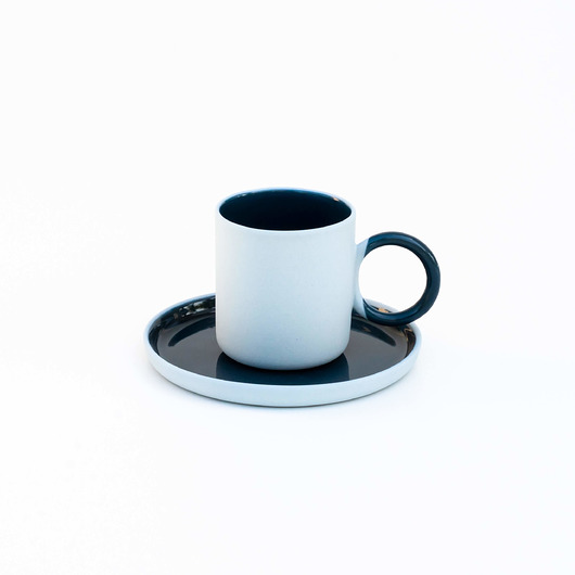 filiżanki Filiżanka do Espresso z talerzykiem/ ocean