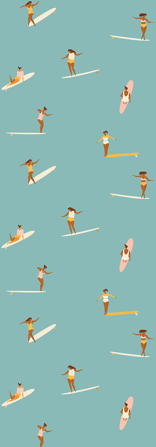 fototapeta Fototapeta - Surferki w Bikini