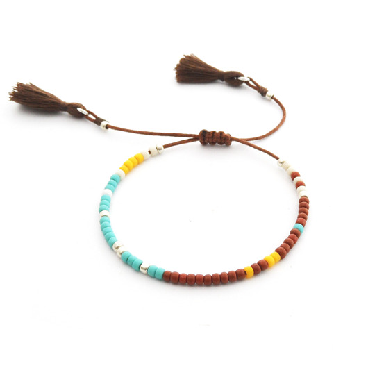 Bransoletka MINIMAL - Brown Boho Ilovehandmade