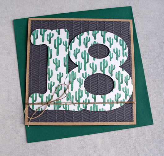 kartki scrapbooking 18-te urodziny :: KARTKA URODZINOWA