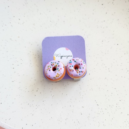 klipsy Klipsy wrzosowe donuts