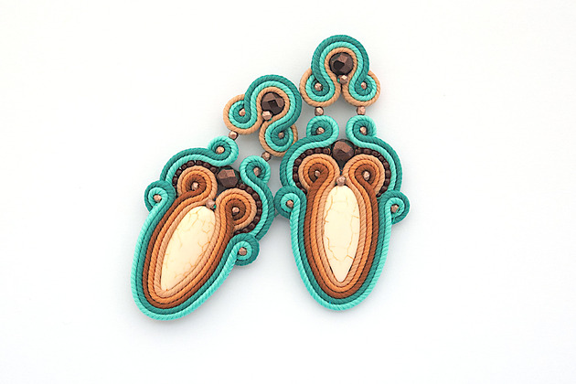 kolczyki soutache Lato w stylu boho 8