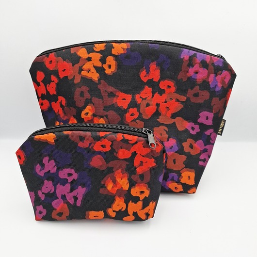 kosmetyczki Zestaw kosmetyczek pantera