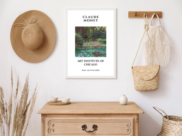 plakaty PLAKAT Monet, plakat wystawowy, impresjonizm