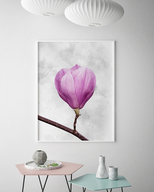 Plakat Magnolia A4 – 21.0 x 29.7 cm HOG STUDIO