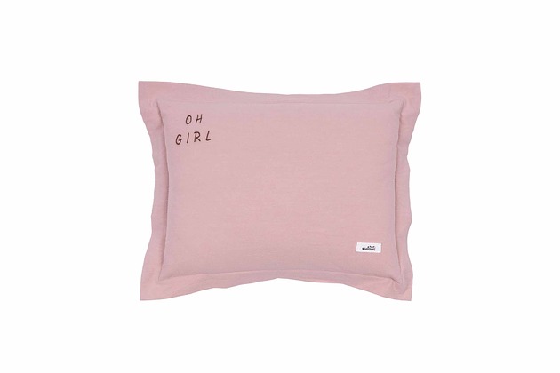 poduszki do pokoju dziecka Poduszka OH GIRL washed dusty pink M/L/XL