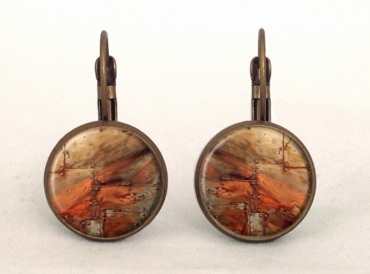 Kolczyki wiszące STEAMPUNK EGGinEGG