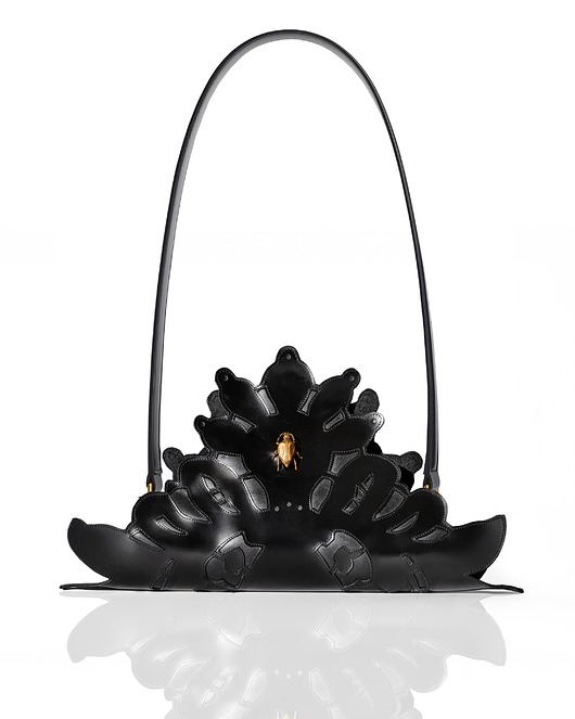 torby na ramię Torebka 'NESPOON' czarna skórzana na ramię