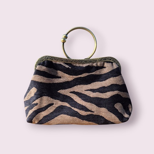 torebki do ręki Amanda beżowa zebra