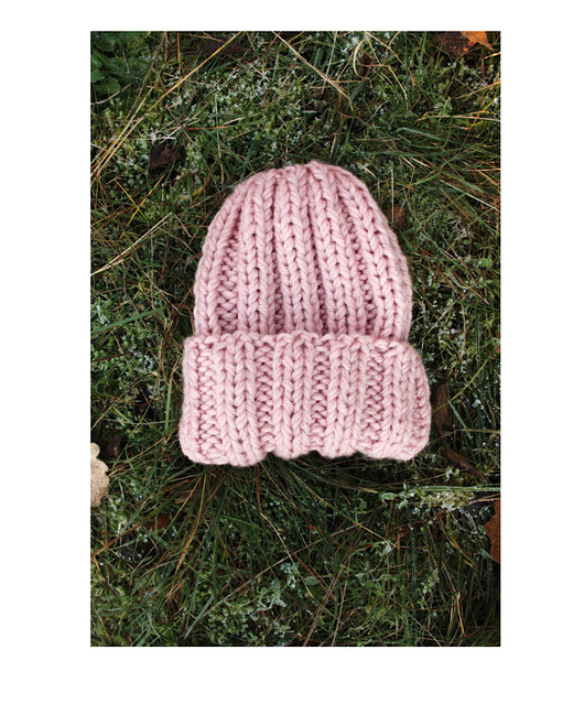 czapki damskie Czapka  beanie z wełną pudrowy róż