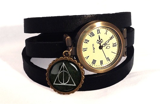 Zegarek skórzany Harry Potter Insygnia 0352 EGGinEGG