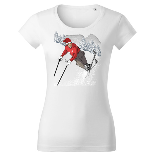 t-shirt damskie Tatra Art by Magdalena Gądek jazda pod Giewontem