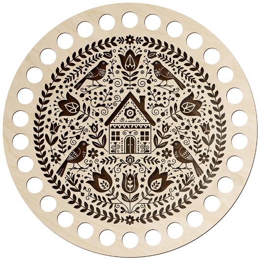 ozdoby wielkanocne Dno do Szydełkowania KOŁO Baza 15cm Wielkanocna do Koszyczka Spód Torebki