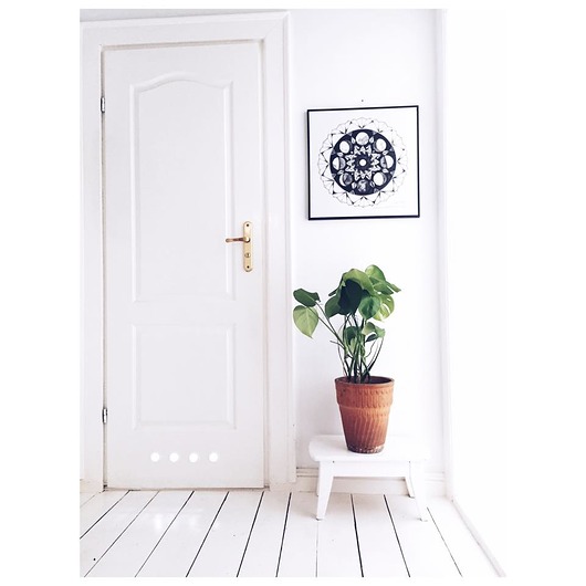 Mandala księżycowa, print 50x50 cm Margo Hupert