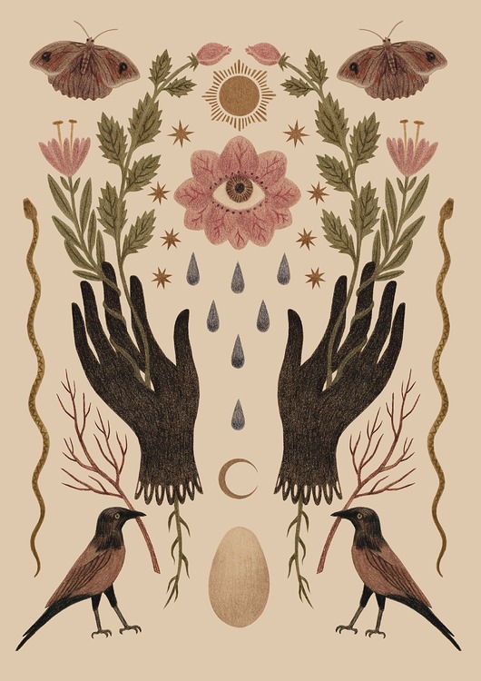 grafiki i ilustracje Strange Garden