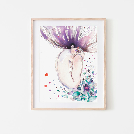 grafiki i ilustracje Wilcza jagoda, 21x30cm