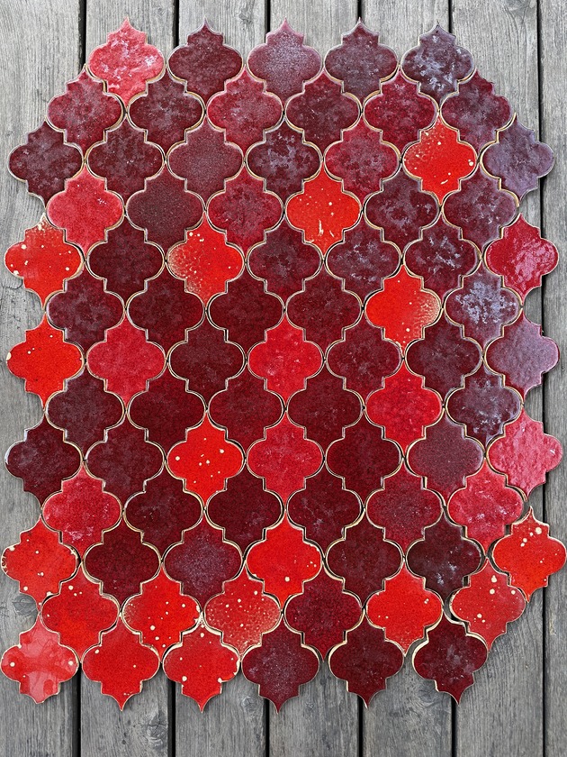 kafle i panele CAS Wyprzedaż -Kafle  czerwona Casablanka - 0,5m2