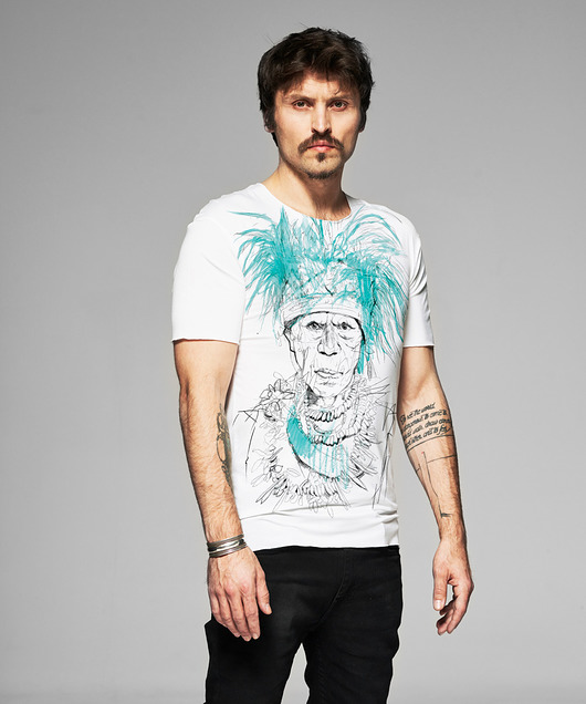 t-shirty męskie Papua portrait no.2 Men's T-shirt