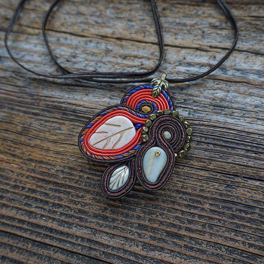 kolie Jesienny naszyjnik sutasz