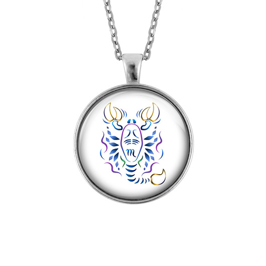 wisiory Kolekcja Starlight - Medalion Skorpion - duży