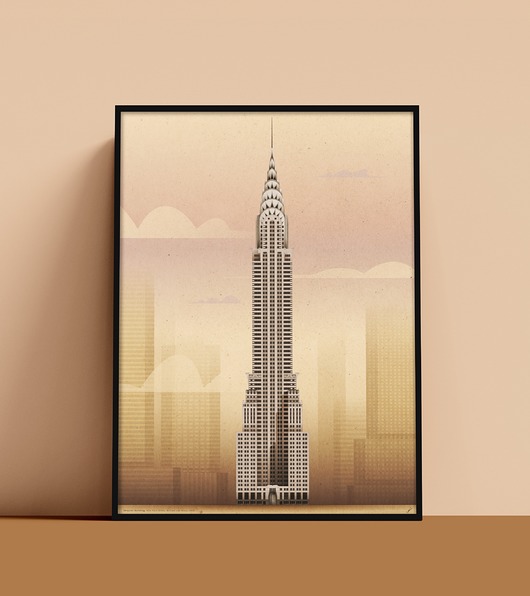 plakaty Plakat Chrysler Building, Manhattan, Nowy Jork