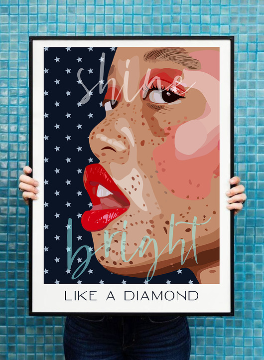 plakaty Plakat Shine bright