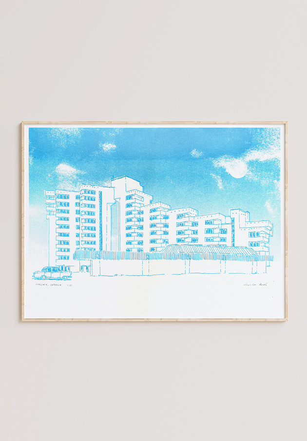 plakaty Plakat RISO Szpiegowo z czarną wołgą