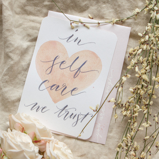 kartki scrapbooking Kartka dla niej Dzień Kobiet SELF CARE
