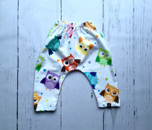 Pumpy z lekkiej, kolorowej bawełny  KG Handmade
