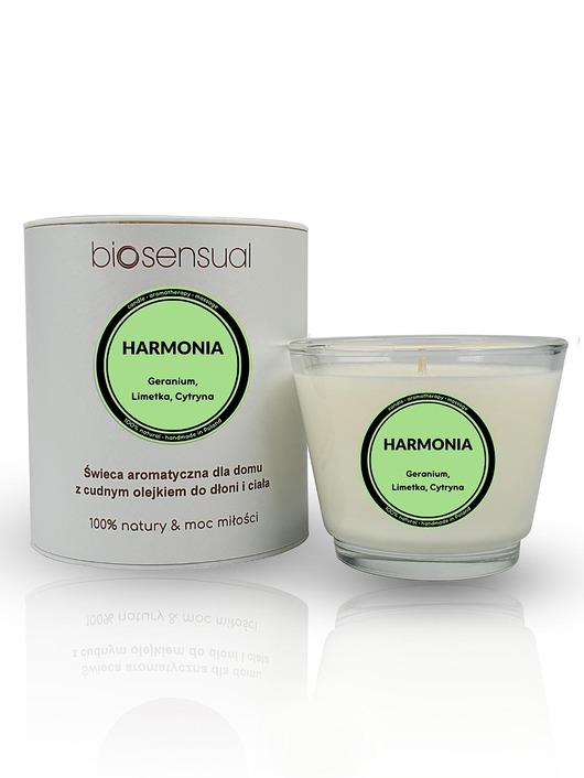 świece zapachowe Świeca do masażu i aromaterapii HARMONIA 80g