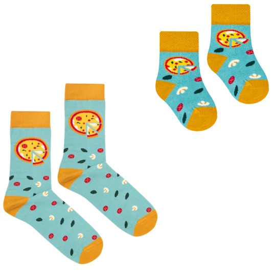 Skarpetki w Pizze dla Mamy i Niemowlaka FAVES. Socks&Friends