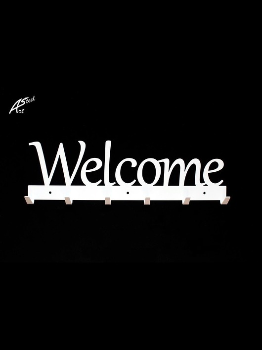 Welcome wieszak na ubrania Prezent Pomysł ArtSteel