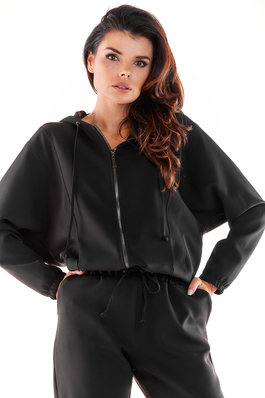 bluza z kapturem damska Bluza B590
