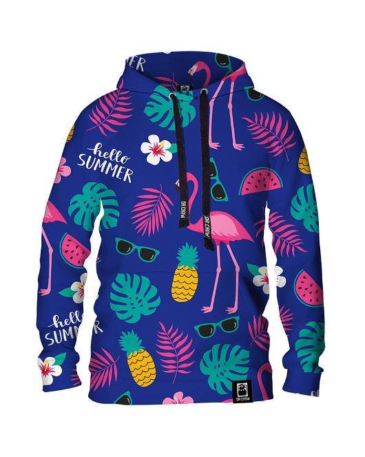bluza z kapturem damska Damska Bluza z kapturem DR.CROW Hello Summer
