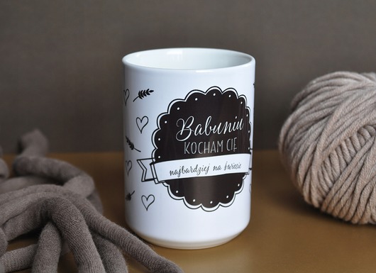 kubki Babuniu Kocham Cię, na Dzień Babci kubek, prezent