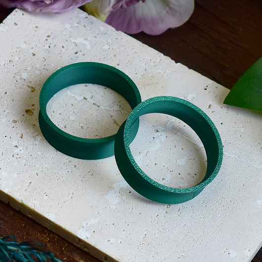 biżuteria różna Tunele do uszu 10-100mm / szmaragdowe / plugi, tunele siodłowe, ultra lekkie